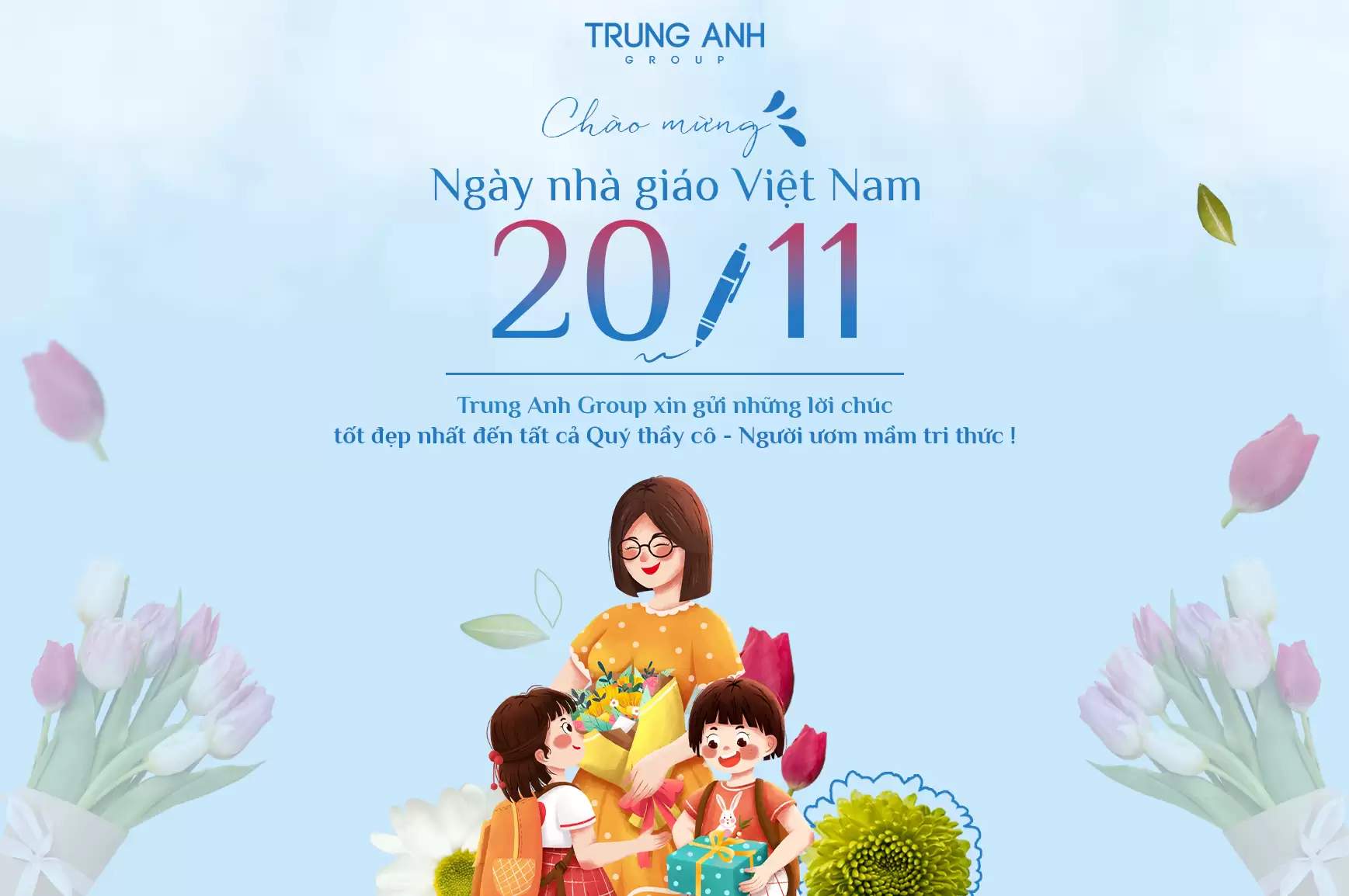 Trung Anh Group chúc mừng ngày Nhà giáo Việt Nam 20/11